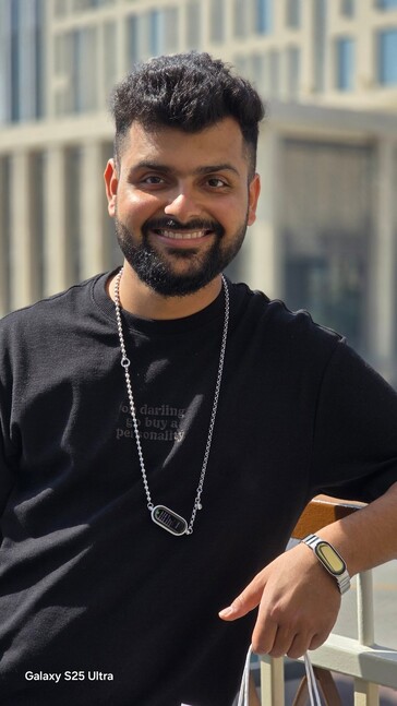 Foto de retrato tirada pela S25 Ultra.