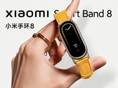 A Xiaomi Band 8 será lançada na China na próxima semana. (Fonte: Xiaomi)