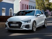 Uma imagem renderizada lançada pela Motor1 imagina o exterior de um possível modelo e-tron do Audi A3 (Imagem: Audi)