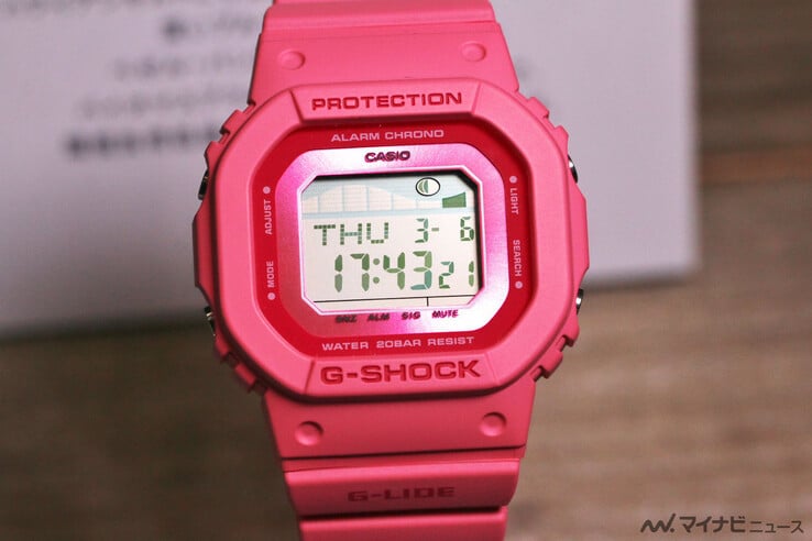 O relógio Casio G-Shock G-Lide GLX-S5610-4. (Fonte da imagem: Mynavi News)