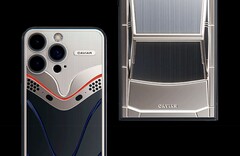 O Apple iPhone 15 Pro Max e o Samsung Galaxy S24 Ultra receberam uma transformação interessante da Caviar. (Imagem: Caviar)