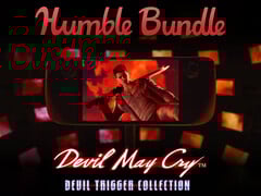 A Devil Trigger Collection expirará em 30 de julho. Na foto: Steam Deck rodando DmC: Devil May Cry. (Fonte da imagem: Steam e Humble Bundle - editado)