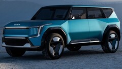 O Kia EV9 estará disponível nos EUA no segundo semestre de 2023. (Fonte da imagem: Kia)