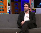 Uma captura de tela de Leslie Benzies durante uma entrevista com a IGN