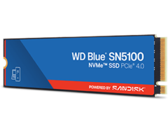 WD Blue SN5100 NVMe: armazenamento PCI Express 4.0 mais rápido, preços mais altos (Fonte da imagem: SanDisk)