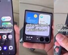Um Galaxy Z Flip 7 em funcionamento aparece em um vídeo prático que vazou e foi excluído rapidamente (Fonte da imagem: @andrei_eclynoh)