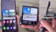 Um Galaxy Z Flip 7 em funcionamento aparece em um vídeo prático que vazou e foi excluído rapidamente (Fonte da imagem: @andrei_eclynoh)