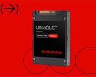 O SSD Sandisk UltraQLC 256TB NVMe U.2 utiliza a tecnologia de memória flash Kioxia BiCS FLASH 3D para atingir sua alta capacidade. (Fonte da imagem: Sandisk)