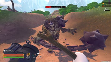 Na imagem: uma captura de tela de The RPG durante o jogo.