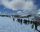 Uma imagem mostrando dois exércitos diferentes em Total War: Rome Remastered.