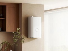 O Mijia Smart Gas Water Heater Pro da Xiaomi (na foto) também pode amaciar a água. (Fonte da imagem: Xiaomi)
