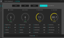 Perfis de desempenho no Alienware Command Center