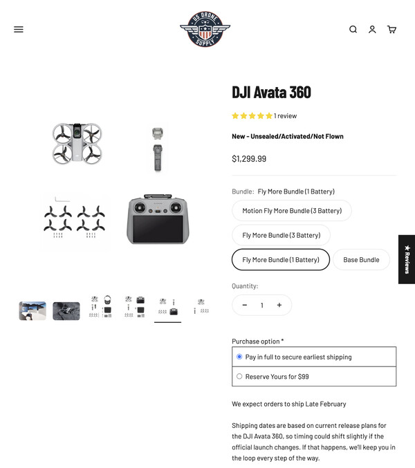 (Fonte da imagem: US Drone Supply)