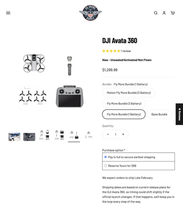 (Fonte da imagem: US Drone Supply)