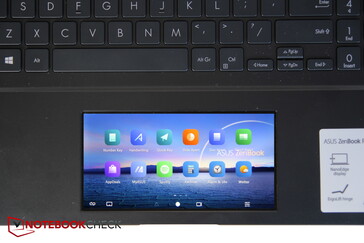 Touchpad no modo ScreenPad