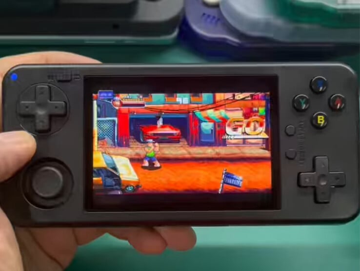 Uma unidade protótipo do MagicX Touch One 35 com dois d-pads. (Fonte da imagem: MagicX)
