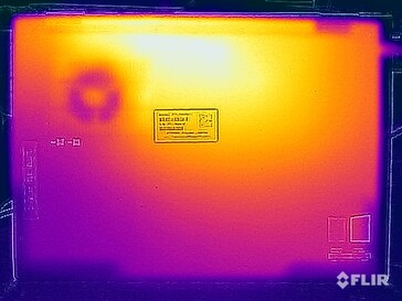 Teste de estresse de temperatura da superfície (parte inferior)