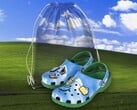 Windows xp crocs com design de papel de parede bliss e charms Microsoft jibbitz (fonte da imagem: microsoft)