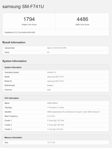 (Fonte da imagem: Geekbench)