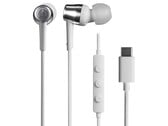 Os fones de ouvido USB-C ATH-CKD30C da Audio-Technica vêm com um DAC de alta qualidade e quatro tamanhos de pontas auriculares.