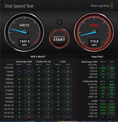 Conexão: Thunderbolt 4 | Tamanho do arquivo: 1 GB