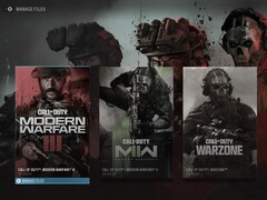 O lançador de Call of Duty HQ com Modern Warfare 2 e 3 é mostrado (Fonte da imagem: Activision)