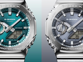 O Casio G-Shock GM-2110D-3A1 (à esquerda) e o GM-2110D-8A (à direita), na foto. (Fonte da imagem: Casio)