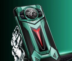 O Doogee S200 Ultra apresenta uma tela secundária AMOLED redonda na parte traseira. (Fonte da imagem: Doogee)