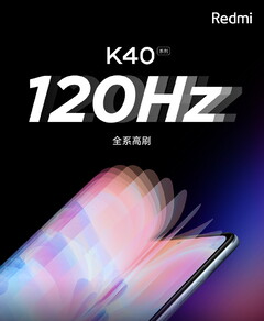 A Xiaomi Redmi K40 e a Redmi K40 Pro terão displays de bandeira. (Fonte da imagem: Xiaomi)