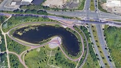 Teste de GNSS: circunavegação do lago