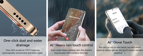 O Honor X70 Refresh Edition está repleto de recursos, incluindo um modo de luva.