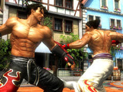 Jin Kazama e Kazuya Mishima em Tekken Tag Tournament 2 (fonte da imagem: Fighters Generation)