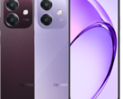 O smartphone Oppo A5i vem nas cores roxo estrelado e vermelho nebulosa (Fonte da imagem: Oppo)
