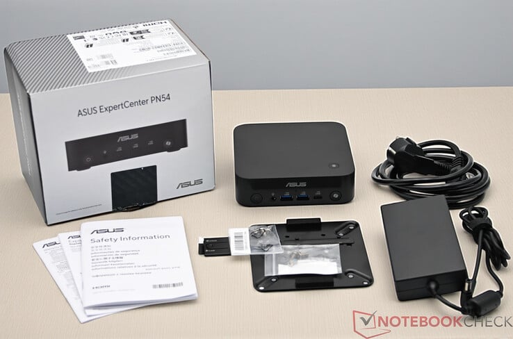 Escopo de fornecimento do Asus ExpertCenter PN54