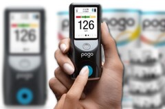 O monitor automático de glicemia POGO pesa apenas 3,4 onças com baterias. (Fonte de imagem: Intuity Medical Inc. - editado)