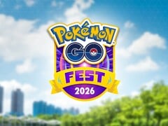 A arte promocional oficial do Pokémon GO Fest 2026.