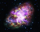 Uma imagem mostrando a Nebulosa do Caranguejo.