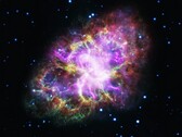 Uma imagem mostrando a Nebulosa do Caranguejo.