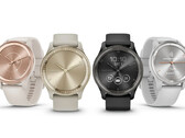 O Vivomove Trend vem em quatro cores, mas com apenas um tamanho de 40 mm. (Fonte da imagem: Garmin)