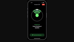 O serviço de satélite SOS de emergência do iPhone 14 não usa Starlink (imagem: Apple)