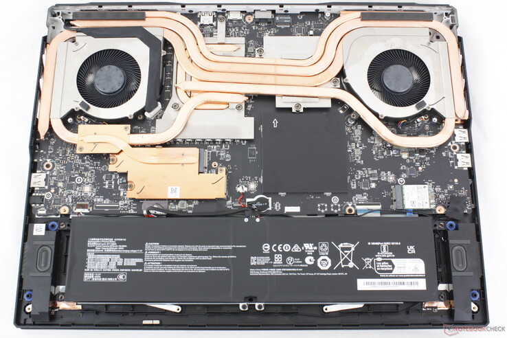Parte interna do Vector A18 HX
