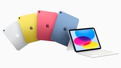 O novo iPad chega em quatro cores e duas configurações de armazenamento. (Fonte da imagem: Apple)