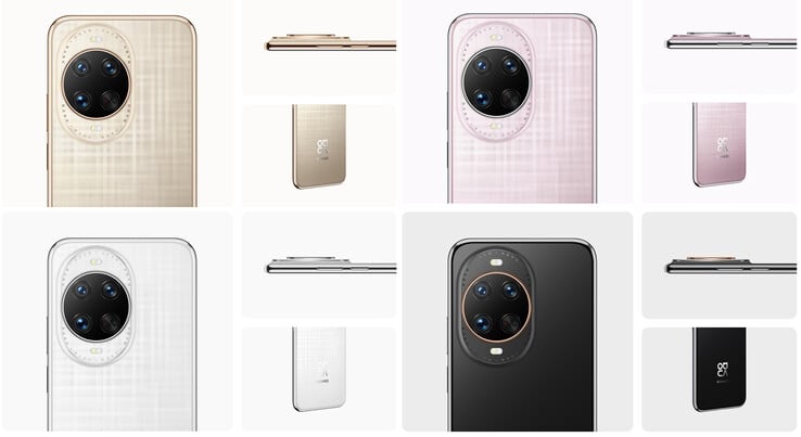Opções de cores do Huawei Nova 14 Ultra (Fonte da imagem: Huawei)