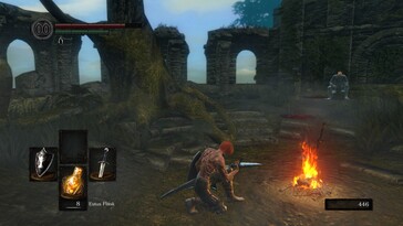 Na foto: Uma captura de tela do jogo DARK SOULS™: REMASTERED.