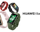 Il Huawei Band 7 sarà disponibile in quattro colori, tutti con un involucro più sottile e leggero rispetto al Band 6. (Fonte: Huawei)