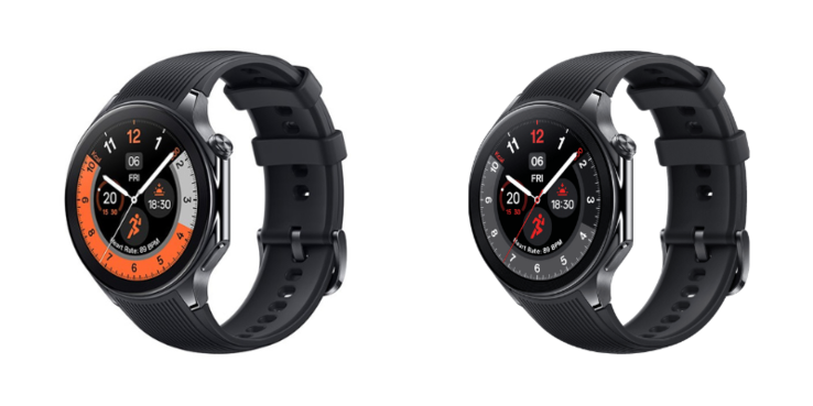 O Oppo Watch X (esquerda) e o OnePlus Watch 2 (direita). (Fonte da imagem: Oppo/OnePlus)