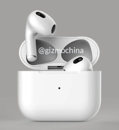 A próxima geração Apple AirPods apresentará um design aprimorado do tipo AirPods Pro, melhor áudio e melhor duração da bateria. (Imagem: Gizmochina)