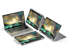 Il nuovo Acer Spin 3 è disponibile in due colori e con processori Intel Alder Lake. (Fonte: Acer)