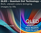 Propaganda da TV QLED da TCL.