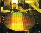 Na foto: O wafer de silício da TSMC (Fonte da imagem: TSMC)